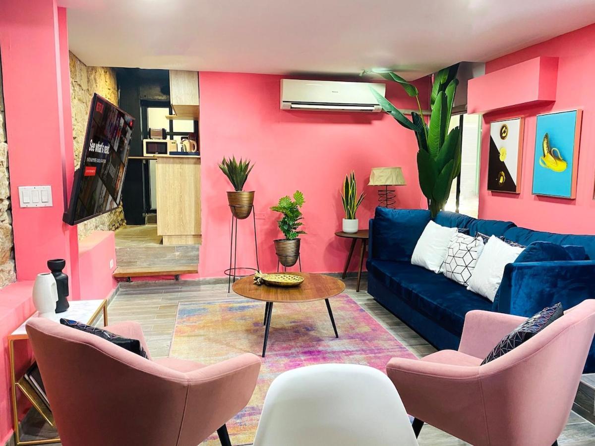 פנמה סיטי Amazinn Places Casco Viejo Pink Desing And Pool IX מראה חיצוני תמונה